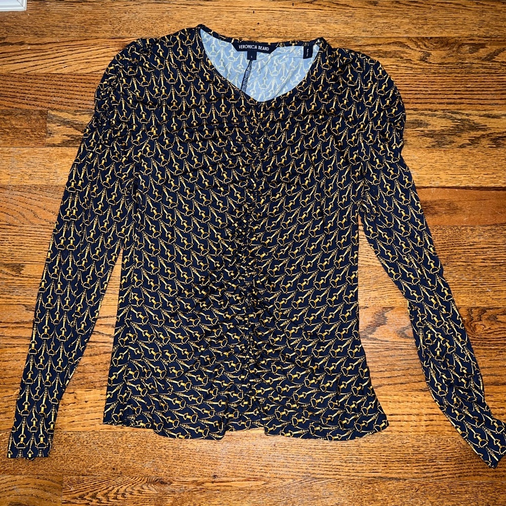 Veronica Beard Chain Link Shirt
